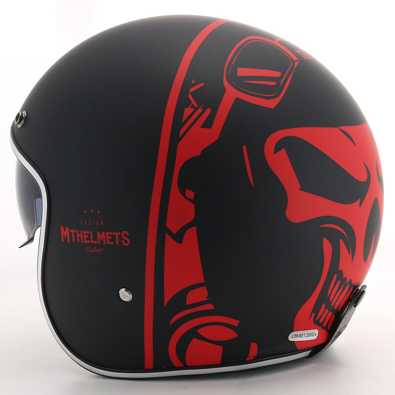 Mt Helmets Le Mans 2 SV Motorradhelm, offen, Rot
