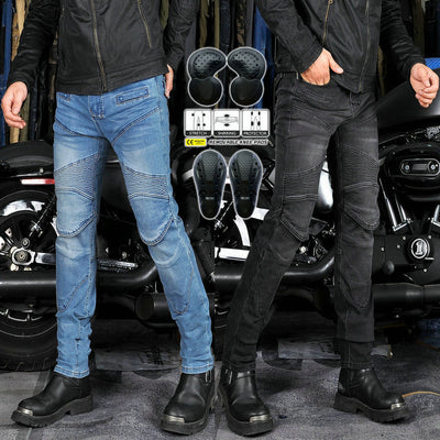 Slim Fit Motorradjeans