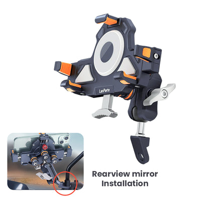 Flexible Anti-Shake Motorcycle Phone Mount