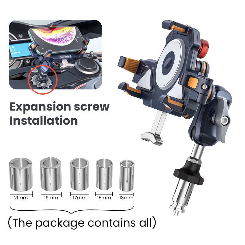 Flexible Anti-Shake Motorcycle Phone Mount