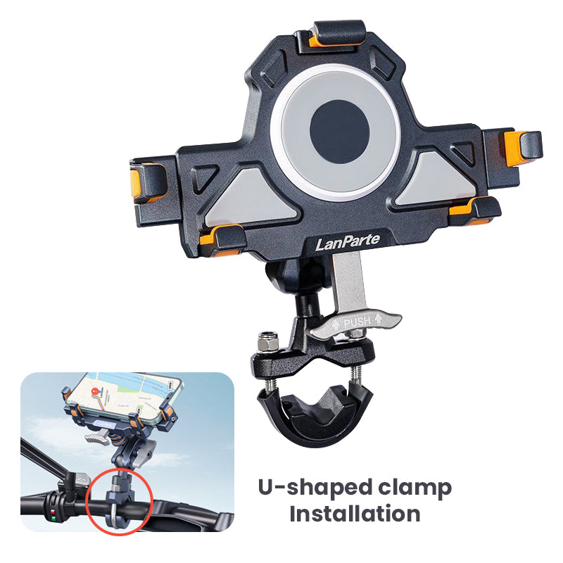 Flexible Anti-Shake Motorcycle Phone Mount