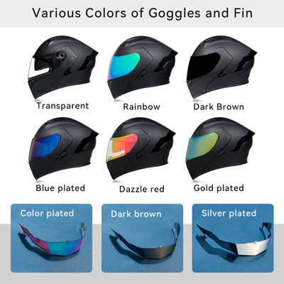 Flip Up Helmet Scooter Motorcycle Modular Helmet