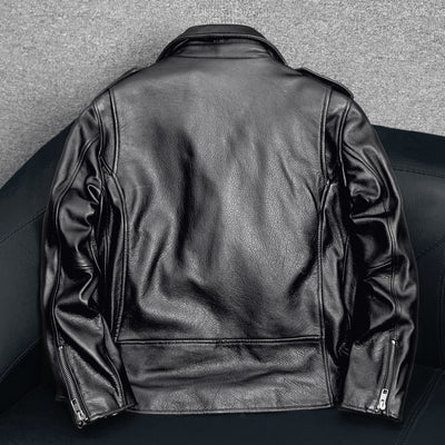 Motorcycle Comfortable Genuine Leather Jacket
