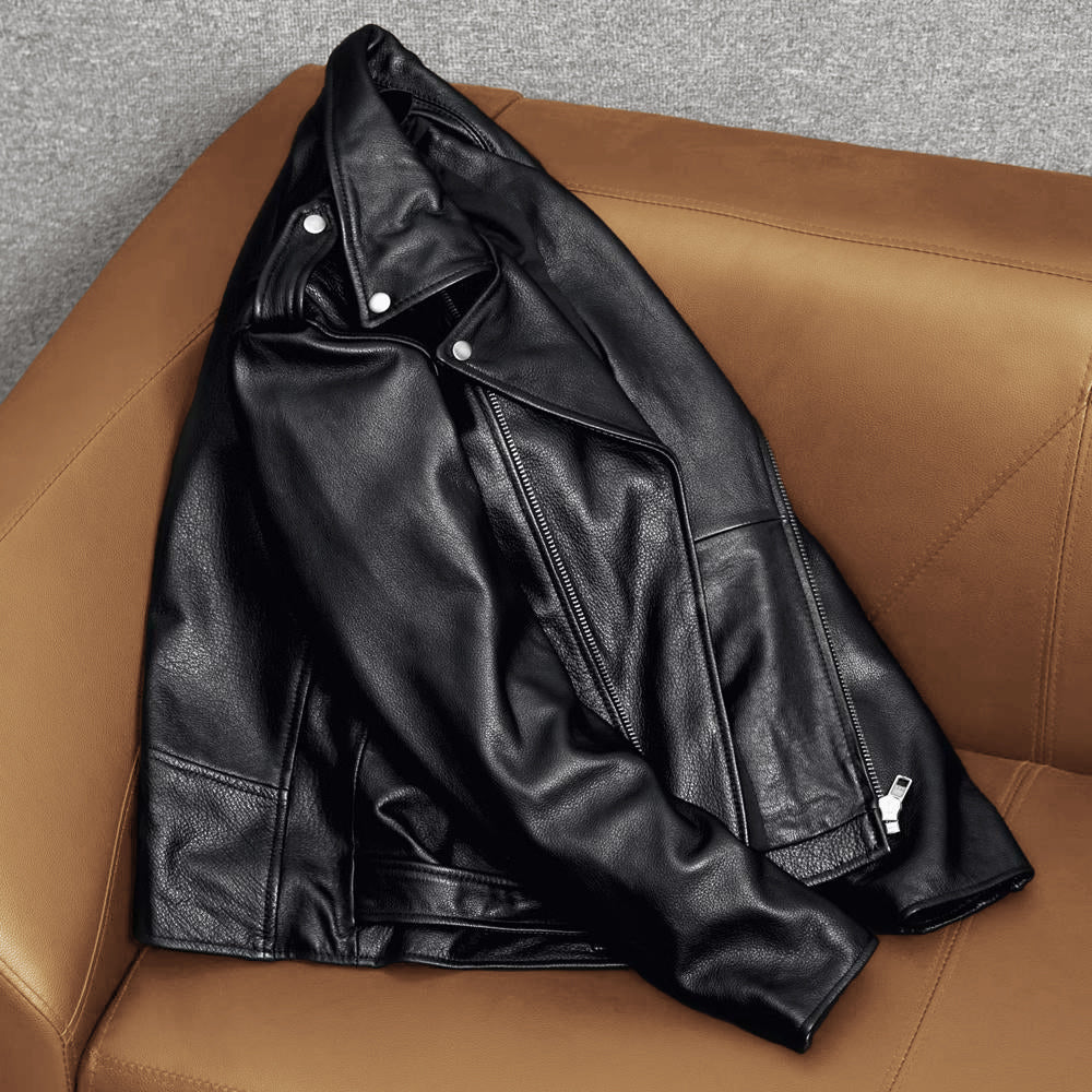 Motorcycle Comfortable Genuine Leather Jacket