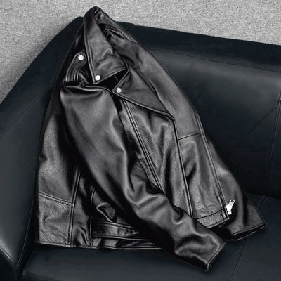 Motorcycle Comfortable Genuine Leather Jacket