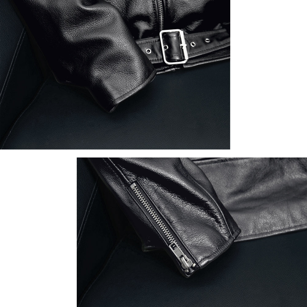 Motorcycle Comfortable Genuine Leather Jacket