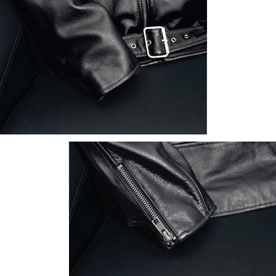 Motorcycle Comfortable Genuine Leather Jacket
