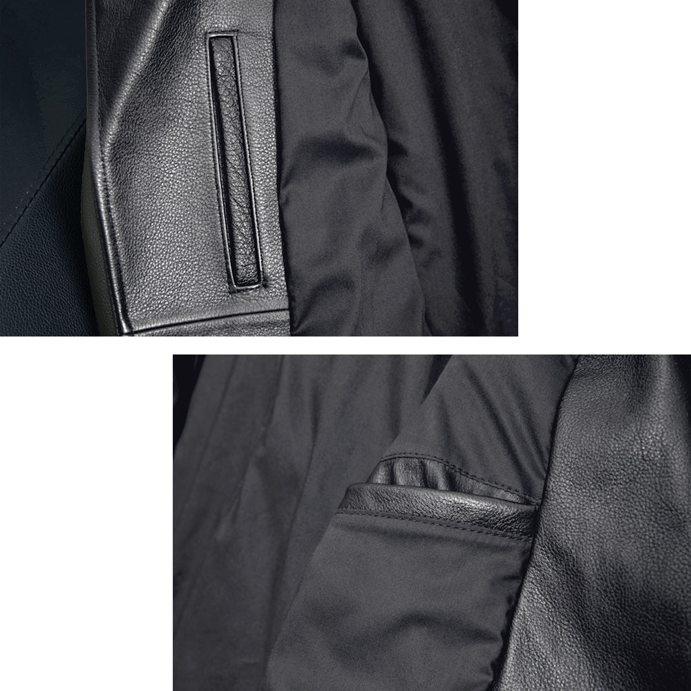 Motorcycle Comfortable Genuine Leather Jacket