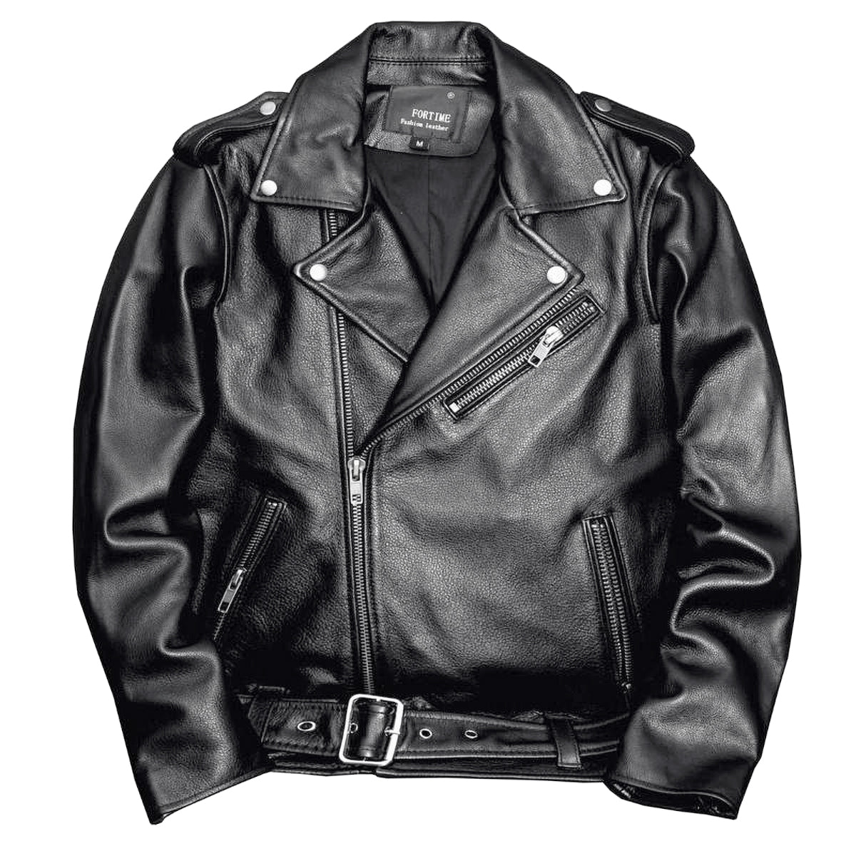Motorcycle Comfortable Genuine Leather Jacket