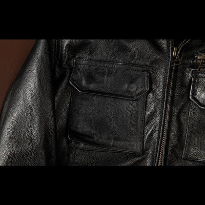 M6 Soft Cowhide Motorcycle Leather Jacket