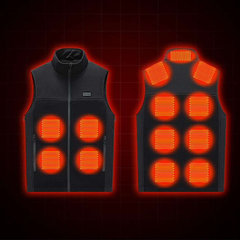 Smart Vest USB Electric Heating Fleece Couple Same Style