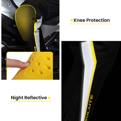 Winter Motorcycle Knee Pads Plus Velvet with Protective Gear