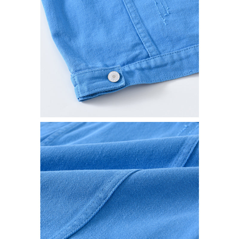 Lake Blue Casual Waistcoat Denim Vest