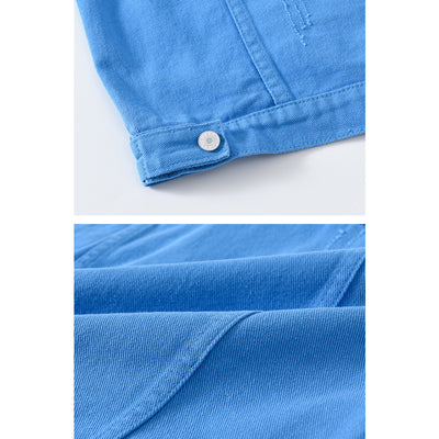 Lake Blue Casual Waistcoat Denim Vest