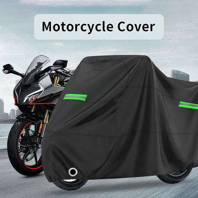 Motorcycle Cover Silver-coated Cloth Rainproof Dustproof Sun Protection