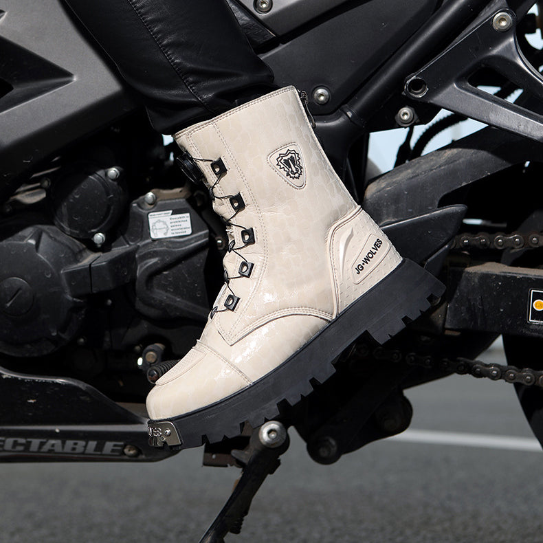 Punk Motorrad Cruiser Stiefel 