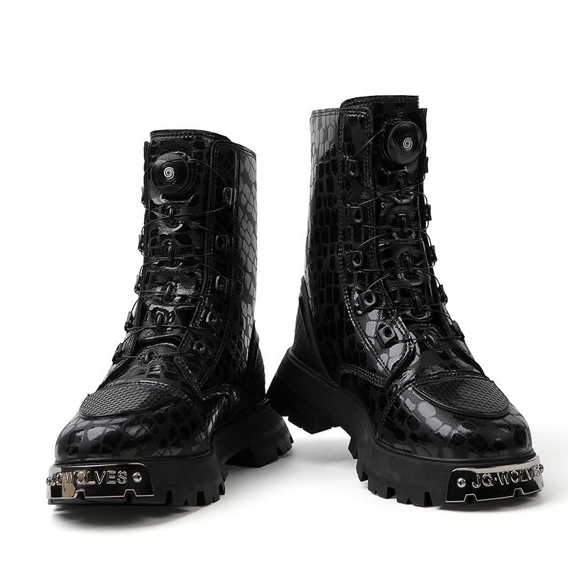 Punk Motorrad Cruiser Stiefel 