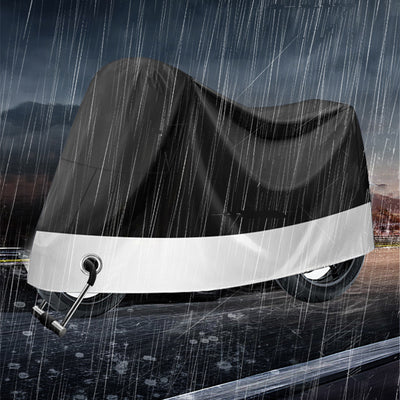 Motorcycle Cover Silver-coated Cloth Rainproof Dustproof Sun Protection