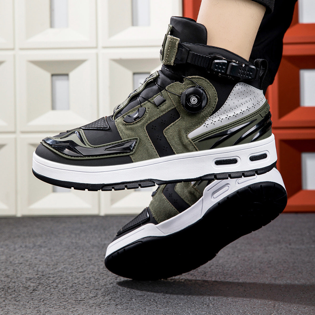 Punk Motorrad Cruiser Stiefel 