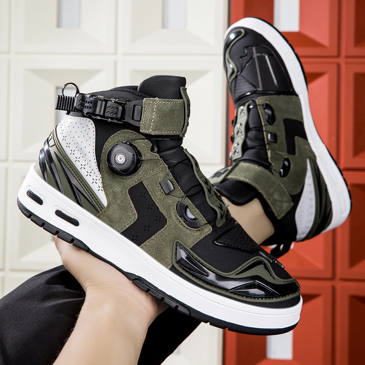 Punk Motorrad Cruiser Stiefel 
