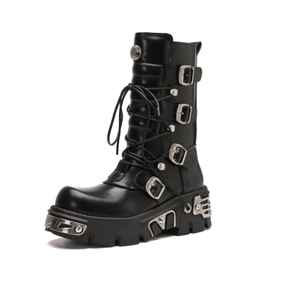 Punk Motorrad Cruiser Stiefel 