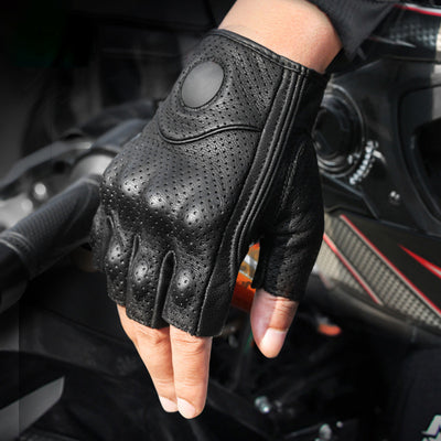 Motorcycle Summer Genuine Leather Gloves