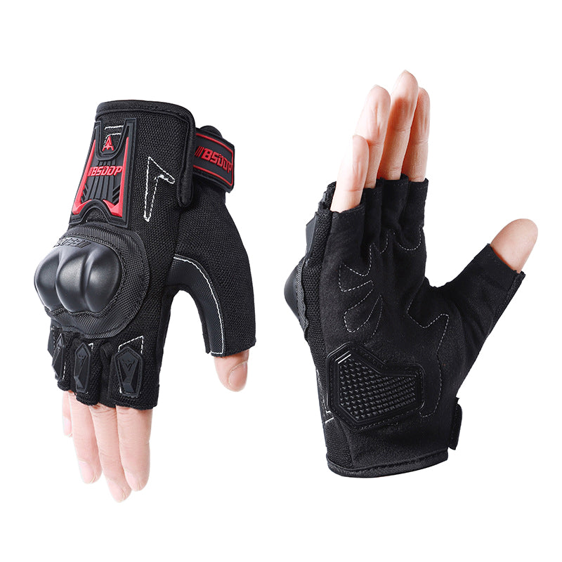 Off-Road Motorcycle Fingerless Gloves