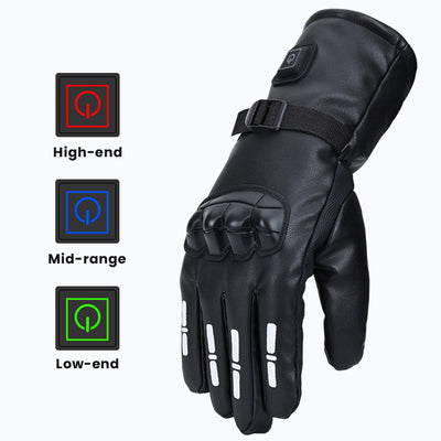 Motocycle Electric Heated Gloves Touch Screen Friendly Winter