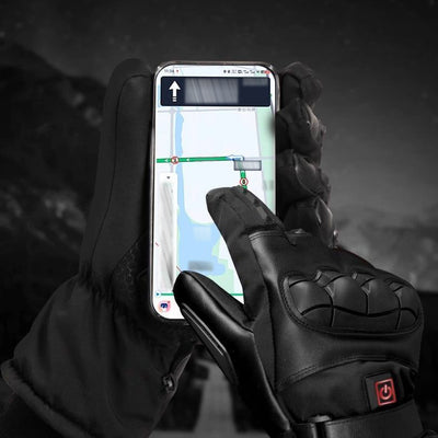 Elektrisch wiederaufladbare, beheizbare Innenhandschuhe für Motorradfahrer