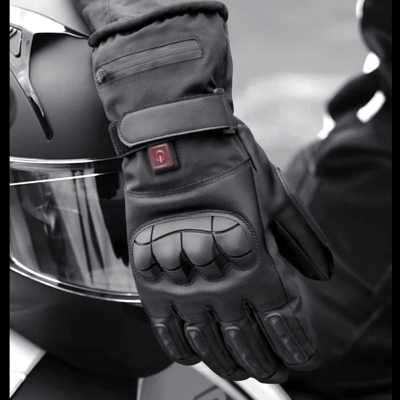 Elektrisch wiederaufladbare, beheizbare Innenhandschuhe für Motorradfahrer