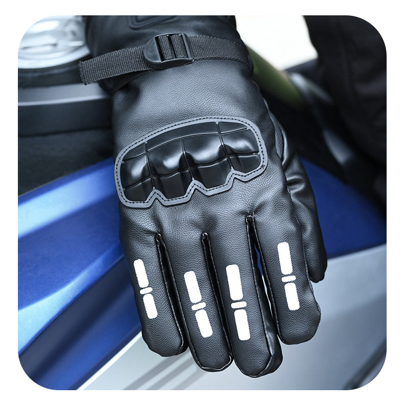 Motocycle Electric Heated Gloves Touch Screen Friendly Winter