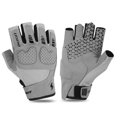 Summer Riding Thin Sun Protection Fingerless Gloves