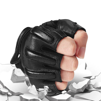 Breathable Sports Protective Fingerless Gloves