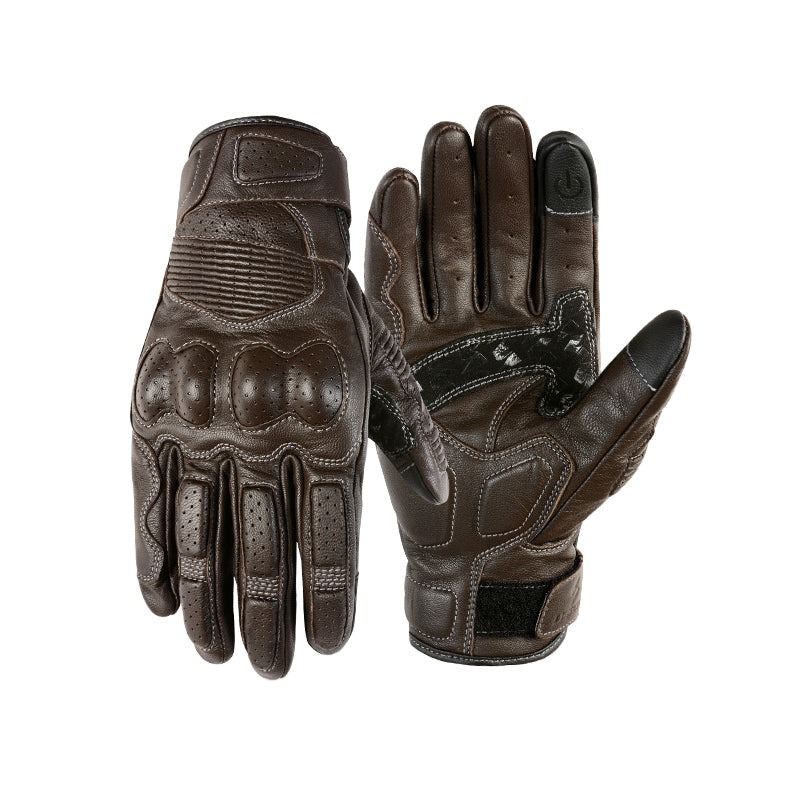 Motorrad-Lederhandschuhe für alle Jahreszeiten