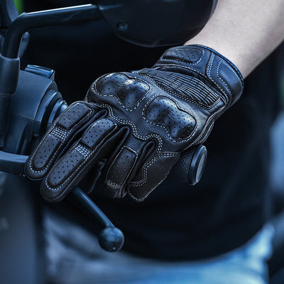 Motorrad-Lederhandschuhe für alle Jahreszeiten