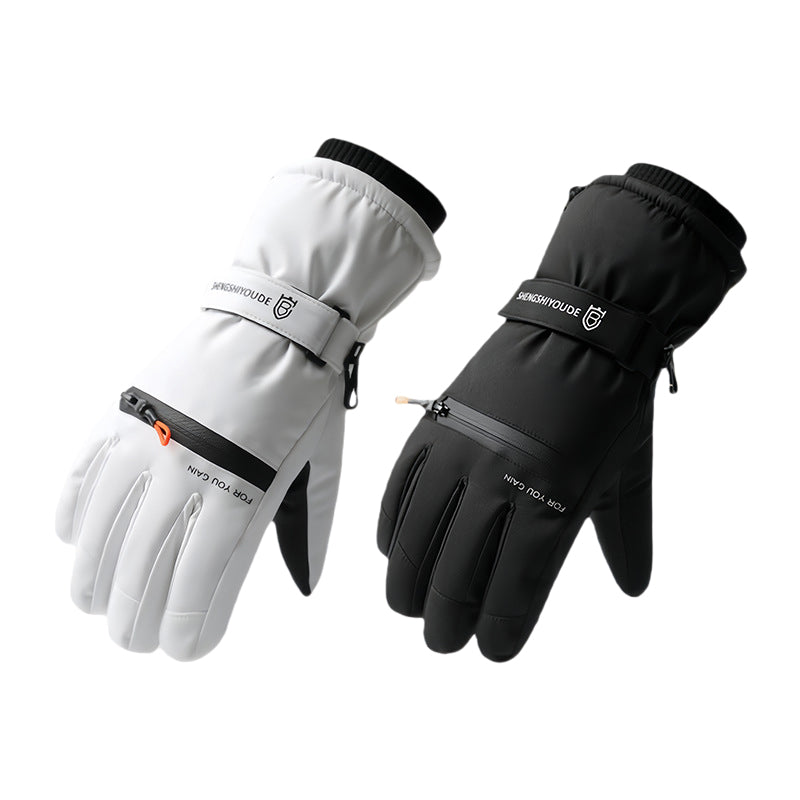 Winter Riding Gloves With Fleece Lining Warm Touchscreen Windproof