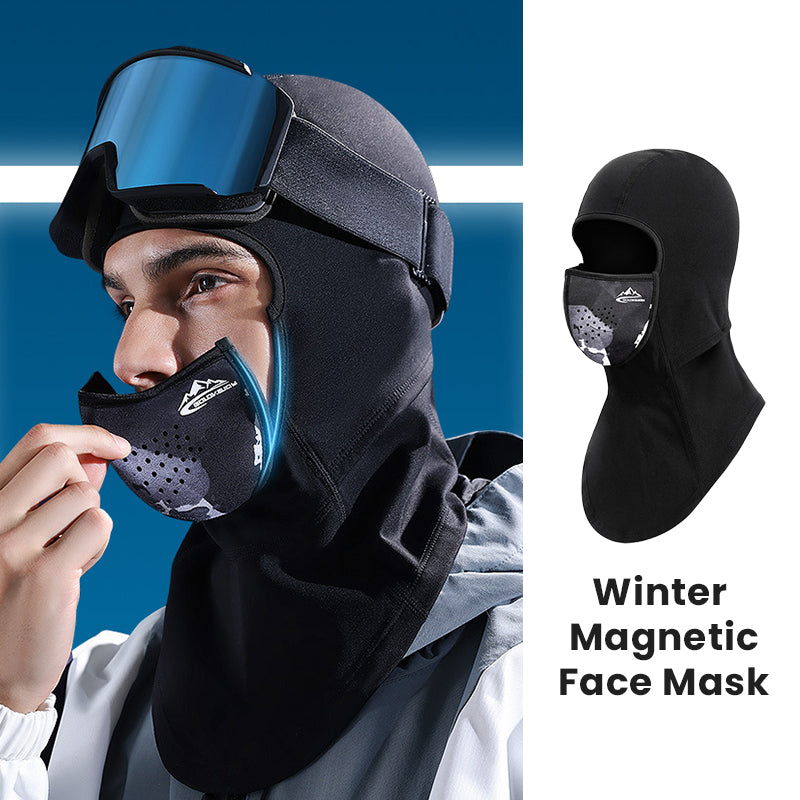 Winter Magnetic Full Face Mask Warm Windproof