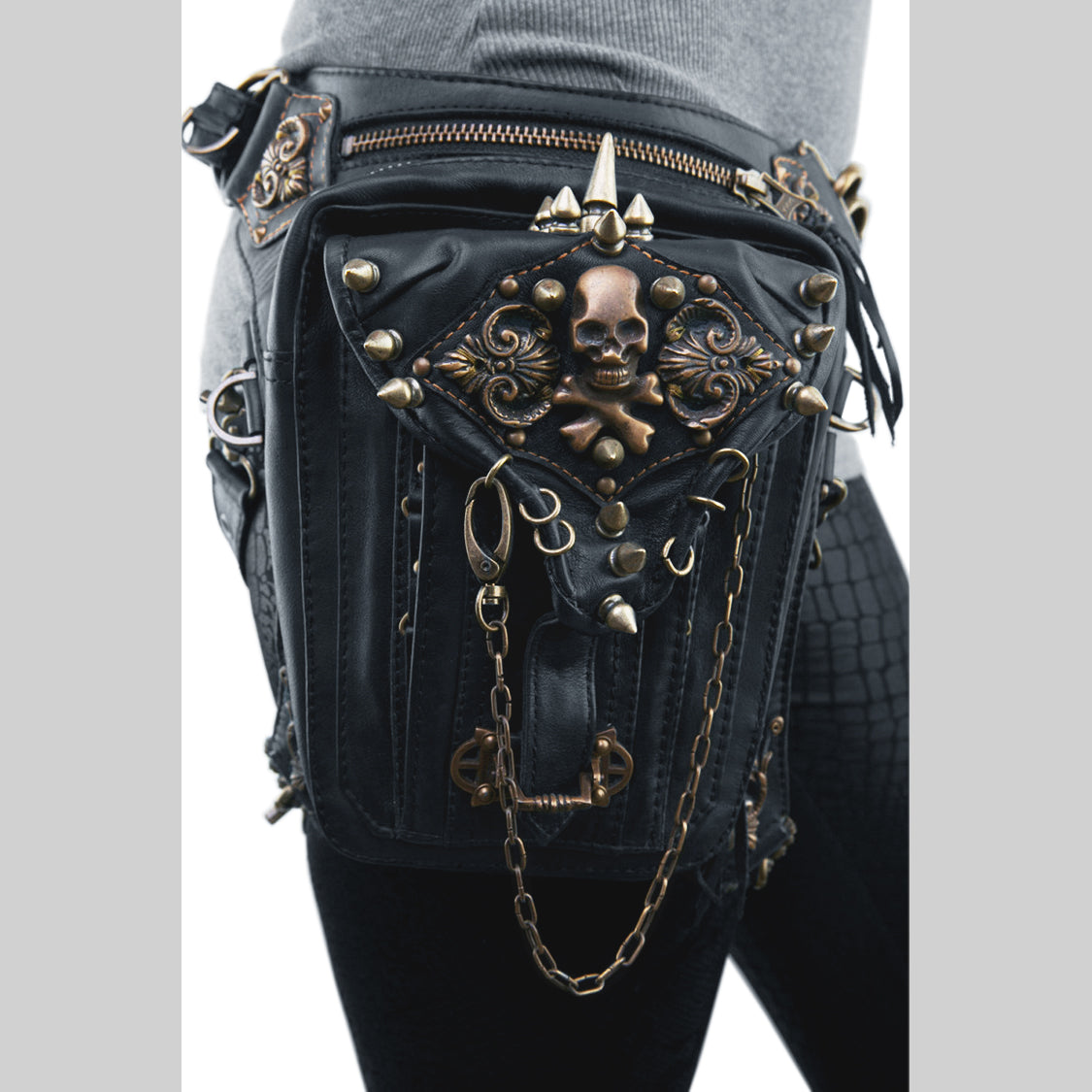 Retro Gothic Totenkopf Tasche 