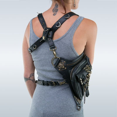 Retro Gothic Totenkopf Tasche 