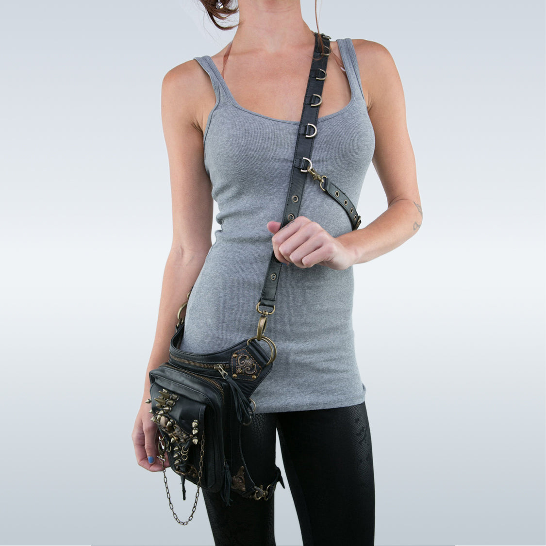 Retro Gothic Totenkopf Tasche 