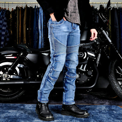 Reißfeste Motorradjeans aus Kevlar-Denim für Herren