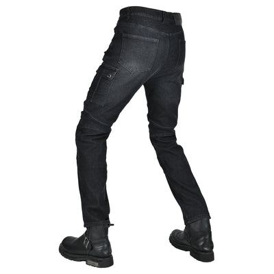 Fierce 4 Herren Motorrad Winter Plus Samt Jeans
