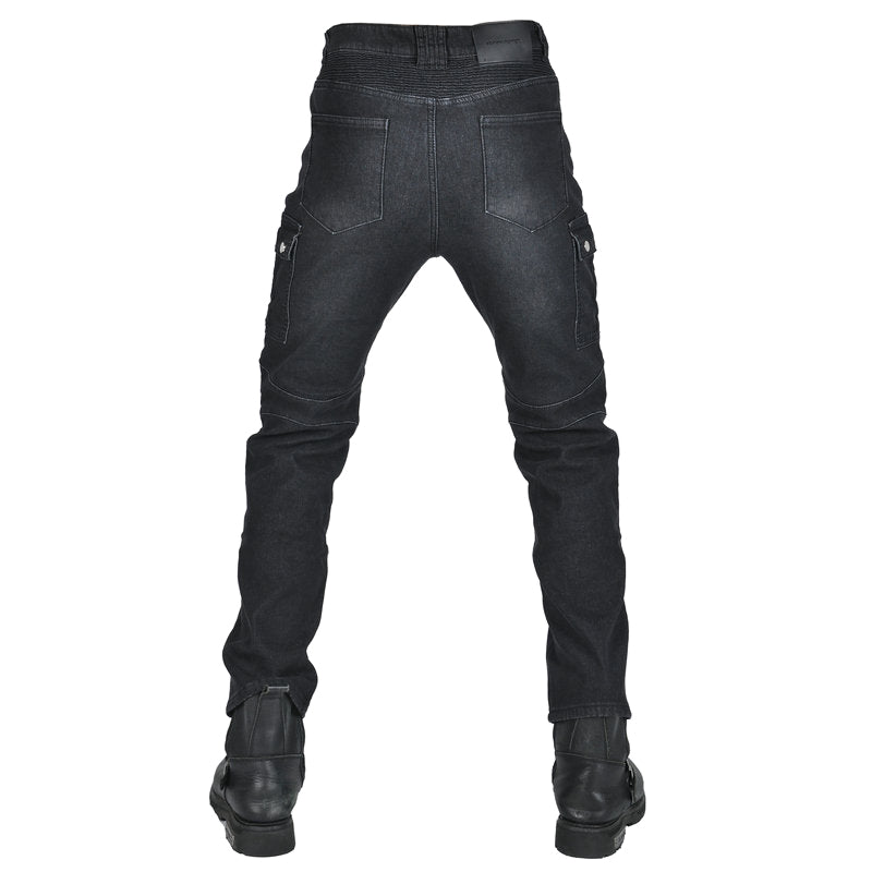 Fierce 4 Herren Motorrad Winter Plus Samt Jeans