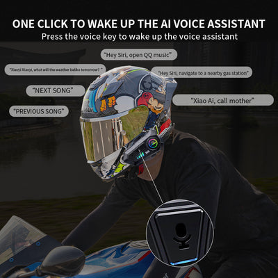 Motorcycle Helmet Noise Reduction Bluetooth Headset