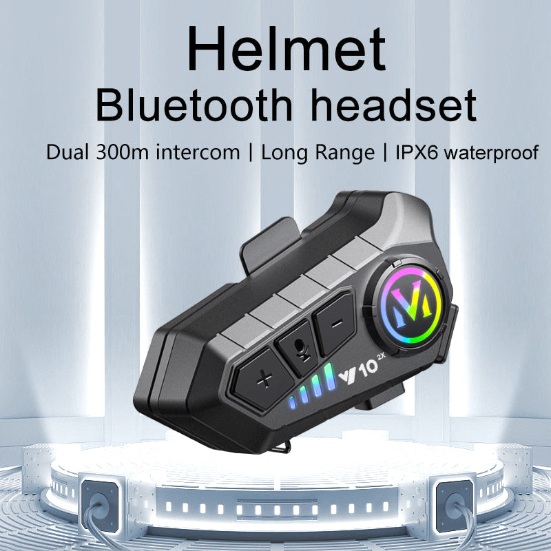 Helmet Bluetooth Headset Dedicated 300m Intercom