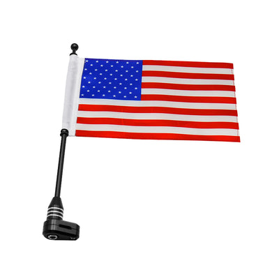 Motorcycle American Flag Flagpole Mount Fit for Luggage Rack