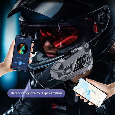 A1 Bluetooth Headset LCD Screen FM Radio