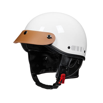 Cooler Scoop Retro-Motorrad-Halbhelm