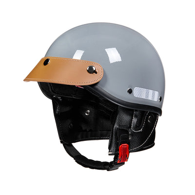 Cooler Scoop Retro-Motorrad-Halbhelm