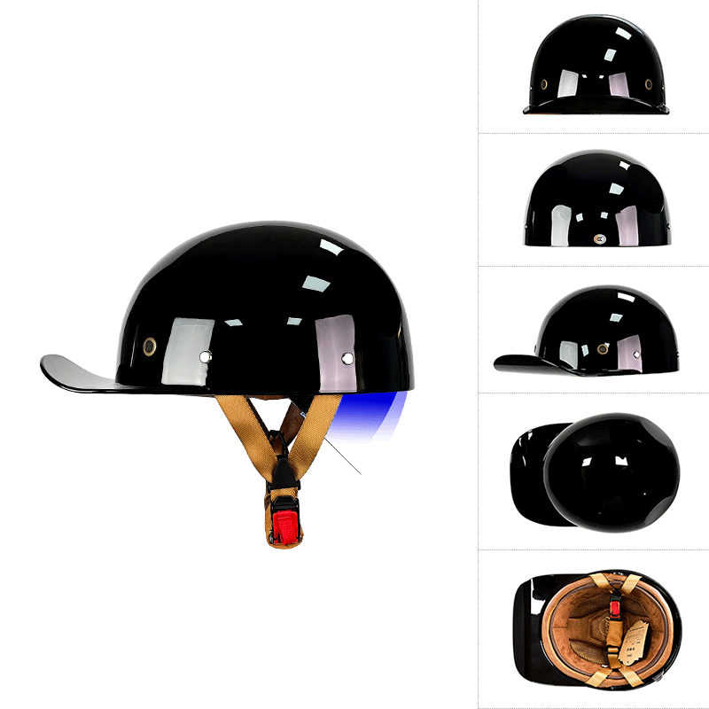 fahrradhelm baseball cap Ganzjahres-Motorradhelm mit Baseballkappe und Halbhelm – Biker Forward